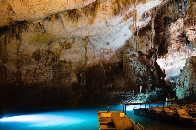 Baatara Gorge Waterfall, Jeita Grotto and Byblos Tour - Byblos old harbor area, Crusader sites, and St. Peter Church
