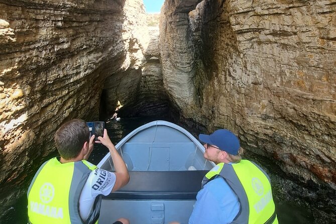 Pigeon Rocks Boat Ride Beirut (Raouche Rocks) - Up-Close Cliffs, Tunnels, and Crevices for Real Photo Moments